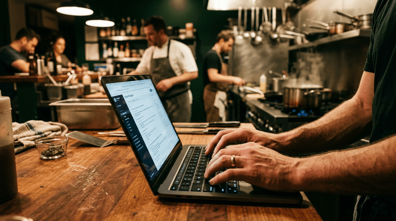 How a Restaurant Owner Got Online Over a Weekend