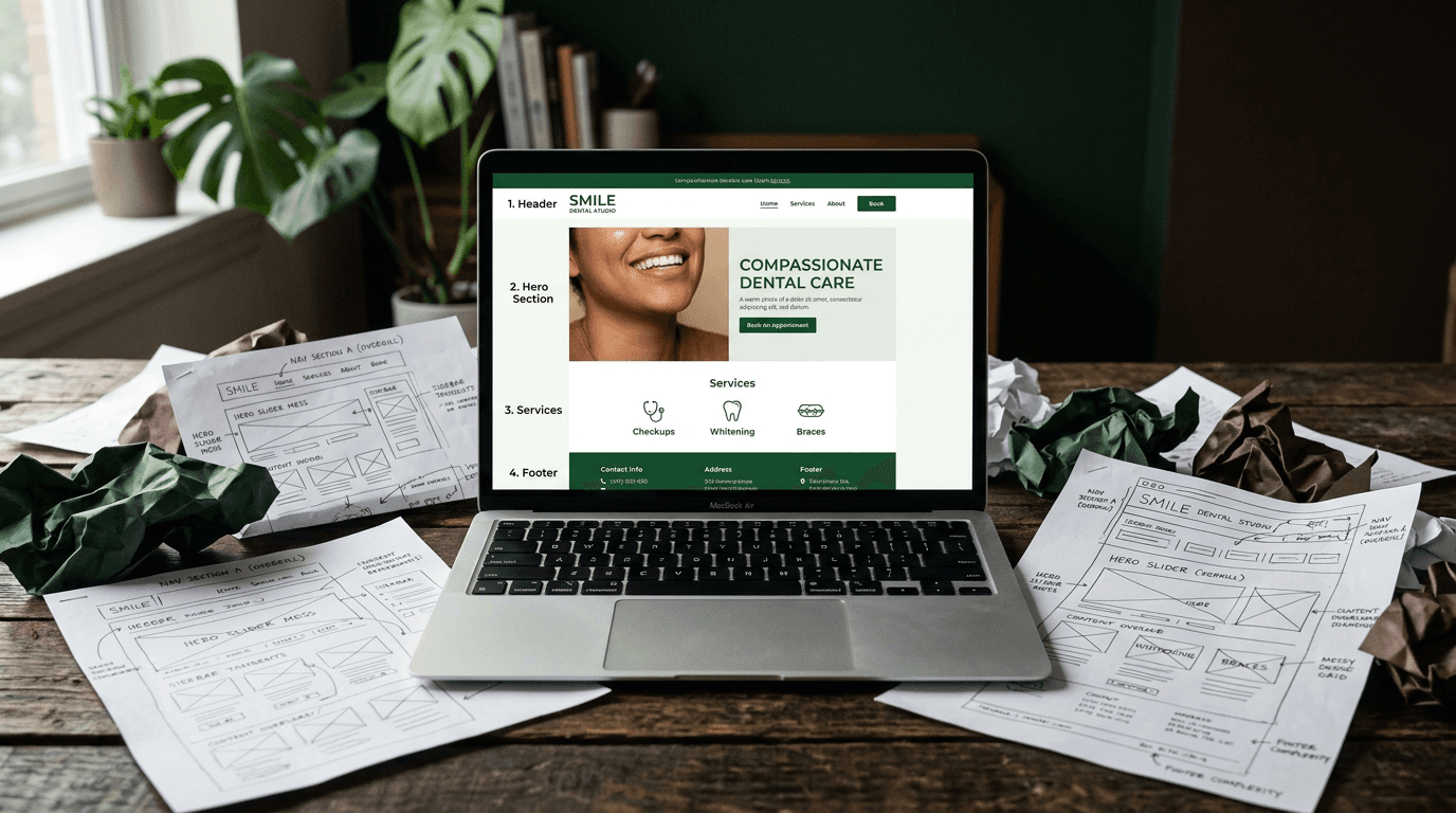 Your Dentist Website Doesn't Need 20 Pages